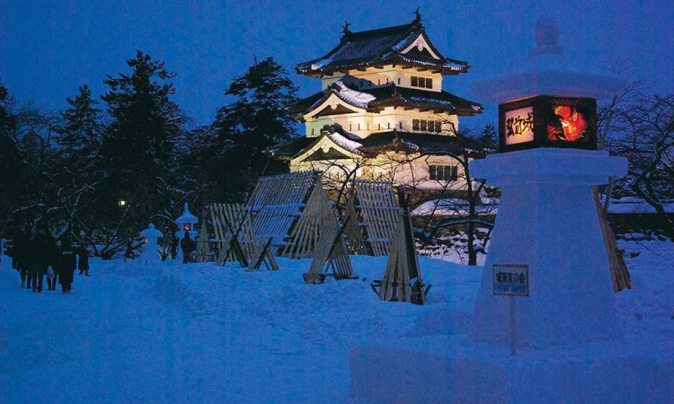 Hirosaki snow lantern festival